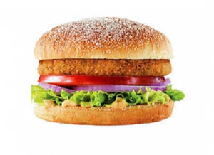 Vegan Chickpeas Zucchini Carrot Patty Burger