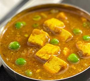 Jain Matar Paneer