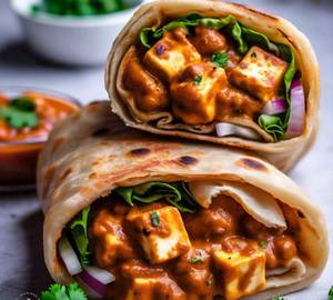 Paneer Bhurji Roll