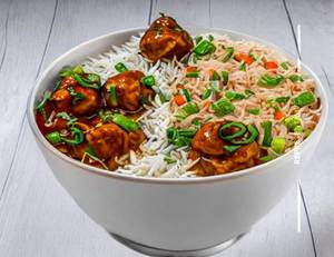 Veg Manchurian Rice Bowl