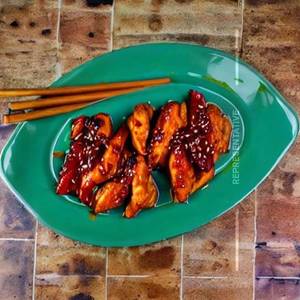 Roast Chilli Chicken In Pepper  Honey Sauce
