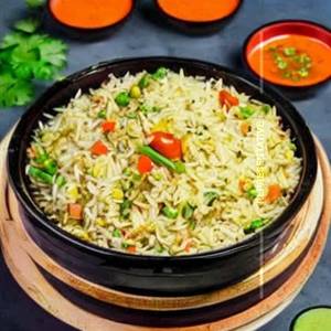 Mix Triple Schezwan Rice 