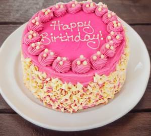 Strawberry flavour cake [ 500 gm ]