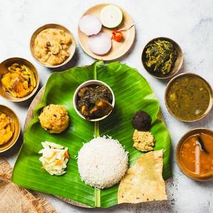 Assamese Thali With Pork Til