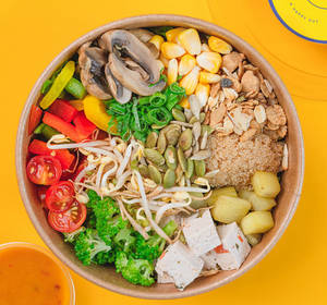 Buddha Bowl Salad With Millets
