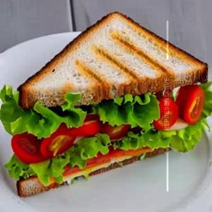 Vegetable Club Sandwich