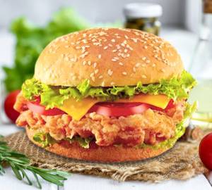 Chicken Crispy Cheese Burger