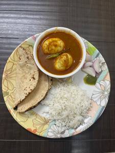 Egg curry combo