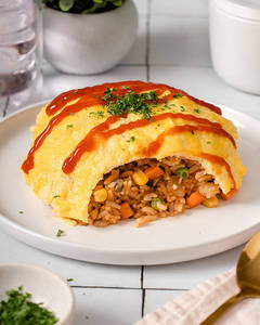 Egg Wrapped Fried Rice