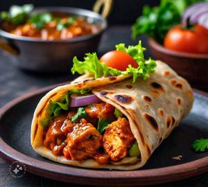 Chicken Bhuna Masala Roll 