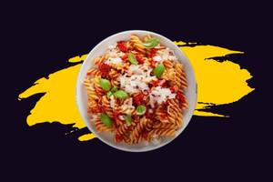 Red sauce pasta