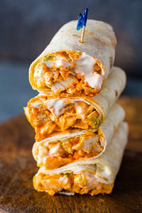 Cheesy Chicken Wrap