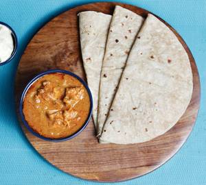 Butter Chicken & 3 Phulka Roti