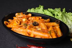 Arrabbiata And Alfredo Pasta