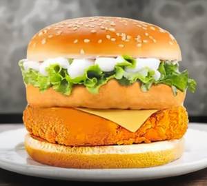 Super Veg Twin Tower Burger