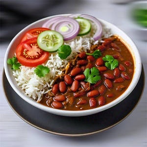 Punjabi Rajma Chawal Meal