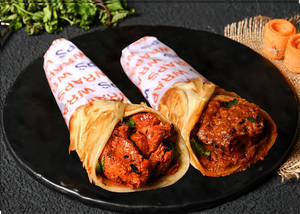 Chicken Roll + Chicken Tikka Roll