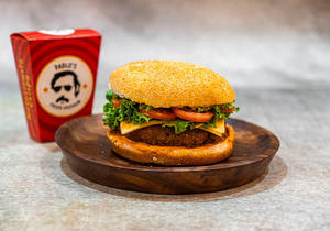 Paneer Cartel Crunch Burger