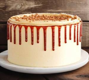 Eggless special vanilla cake