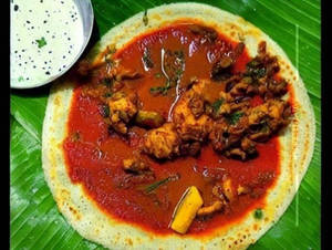 Chicken Curry Dosa