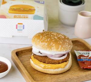 Chicken tikki burger