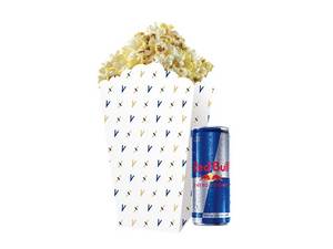 Small Salted Popcorn & Red Bull Combo