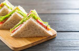 Cheese Green Veggie Sandwich