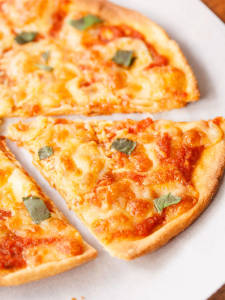 Margarita simply tomato gravy and cheese