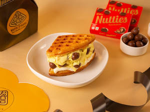 Butterscotch Praline Ice Cream Sandwich