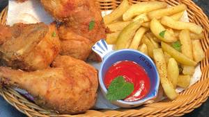 Chicken and chips