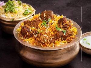 Mutton fry biryani
