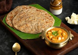 Millet Kerala Parotta (2Pc) with Paneer Butter Masala Curry