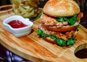 Chicken Double Decker Burger