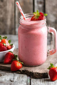 Strawberry smoothies
