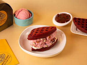 Strawberry Fantasy Ice Cream Sandwich