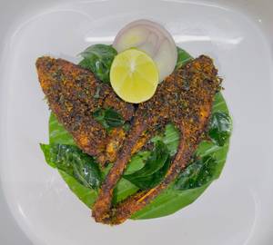 Homestyle Tawa Fish Fry Cooked In Coconut Oil [2 piece]