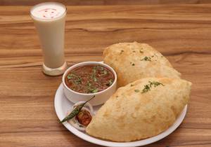 1 Cold Coffee (Ice Cream) + 1 Chhole Bhature                                                                                                 