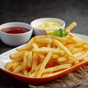 French fries salted 6 mm crispy fries with salt [120 grams]
