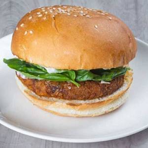 Veg Chilli Lava Burger