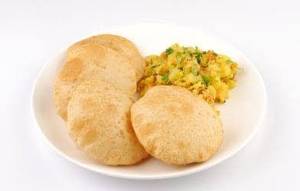 Zeera Aalu+4 Poori