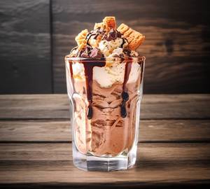 Brownie chocolate shake