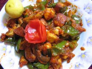 Mushroom Paneer Chilly