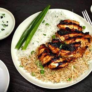 Grilled Chicken Steak Rice