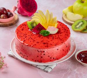 Mixed Fruit Cream Cake