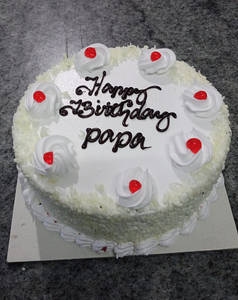 White Forest Cake (eggless)