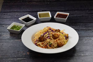 Veg Manchurian Noodles 