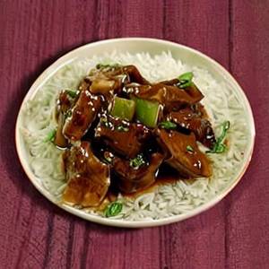 Sliced Water Buffalo In Oyster Sauce