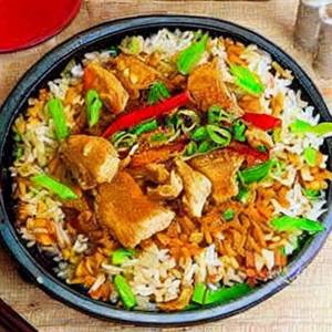 Chicken Singapore Rice