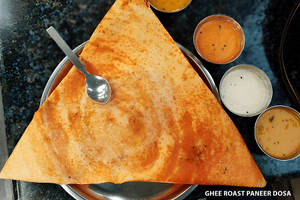 Ghee Roast Paneer Dosa