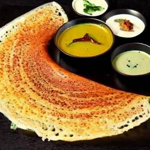Onion Rava Sada Dosa